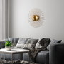 Opviq Lámpara de Pared Kaya Dorada